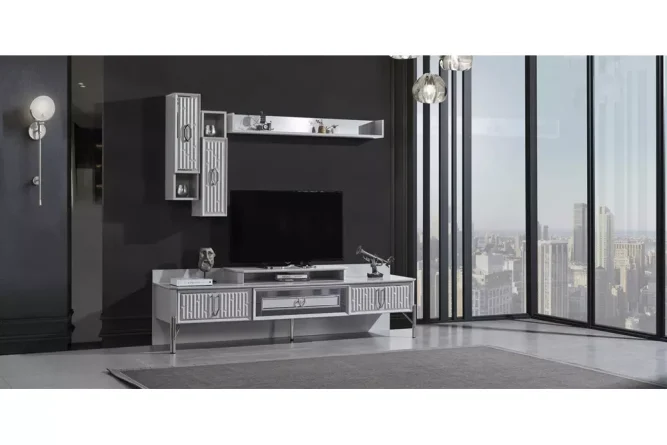 Bahar Tv Ünitesi Gümüş