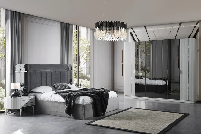 Karya Gümüş Yatak Odası